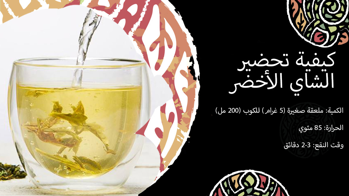 كيفية تحضير الشاي الأخضر