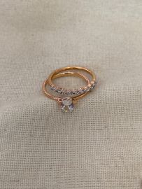 Gold plated ring
