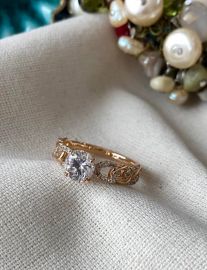 Gold plated ring