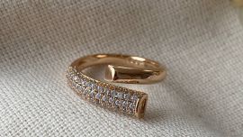 Gold plated ring