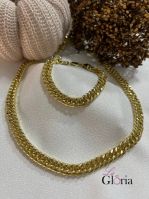 gold plate chain set