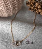 simple heart gold plated necklace