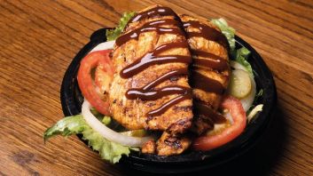 Chicken burger without bun