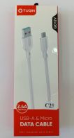 QD12 USB/V8 2.1A 1M كابل