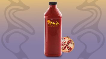 Family size pomegranate juice