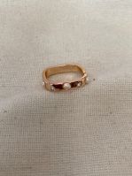 Gold plated ring