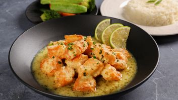 Fish garlic lemon