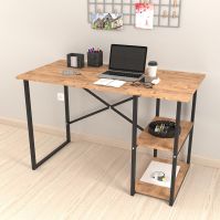 Wooden computer desk