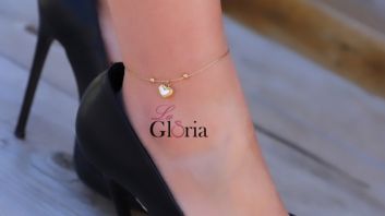 Gold plated anklet