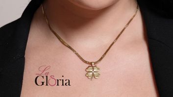 Gold plated necklace