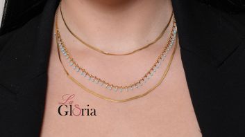 Gold plated necklace