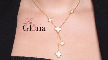 Gold plated necklace