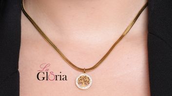 Gold plated necklace