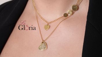 Gold plated necklace