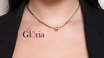Gold plated necklace