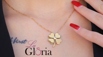 Gold plated necklace