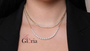 Gold plated necklace