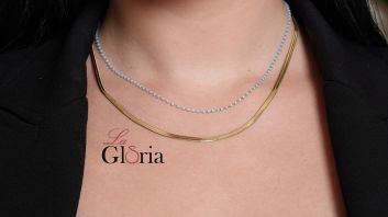 Gold plated necklace