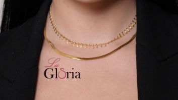 Gold plated necklace