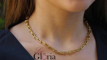 Gold plated necklace