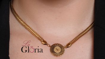 Gold plated necklace