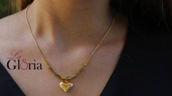 Gold plated necklace
