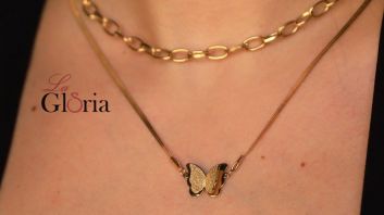 Gold plated necklace