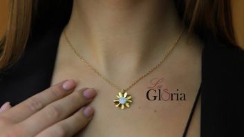 Gold plated necklace