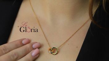 Gold plated necklace