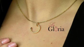 Gold plated necklace