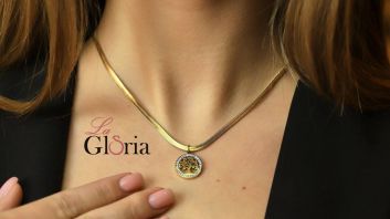 Gold plated necklace