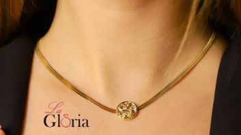 Gold plated necklace