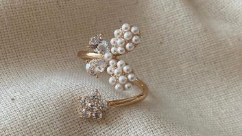 Gold plated ring