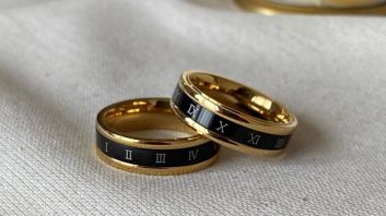 Gold plated ring