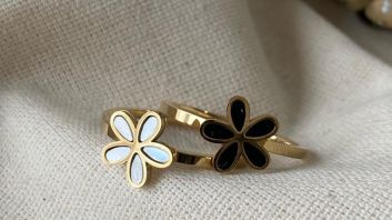 Gold plated ring