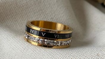 Gold plated ring