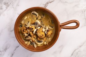 Shish Tawouk: Grilled Chicken with Mushroom