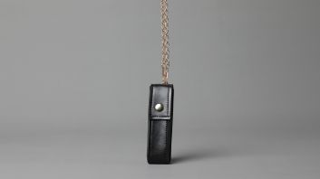 LYN - Mini Boss Black Lipstick Pouch