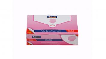 HiGeen Face Mask 50 Pcs - Pink