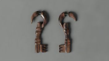 UniArt - The Key Earrings